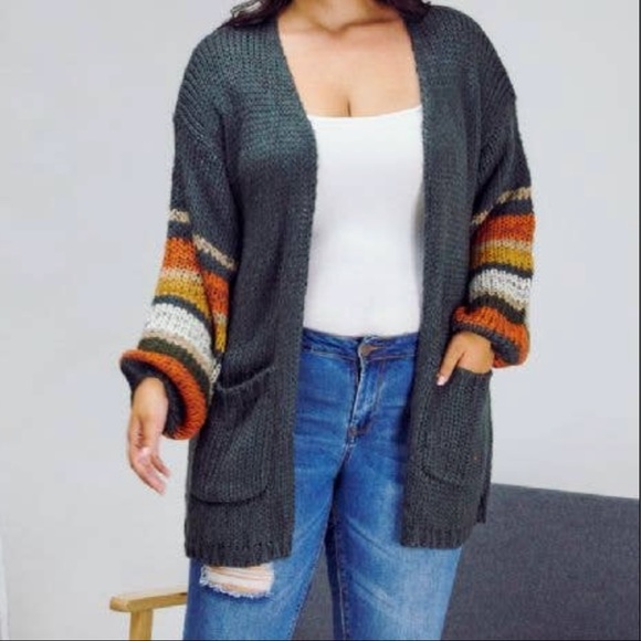 Charcoal grey cardigan - Picture 3 of 4